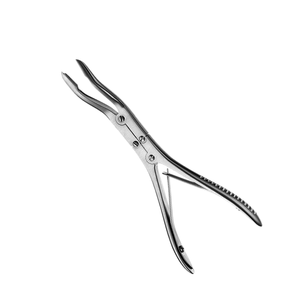 Rongeurs à double action à becs ronds de 18 mm, 17 cm, instrument dentaire orthodontique, pinces de coupe de précision en acier inoxydable - Product Image 3