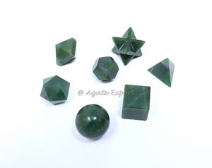 Cristal de cuarzo, 7 piezas, conjunto de Geometría Sagrada, piedras preciosas, jaspe rojo, juegos de geometría, conjunto de Chakra, venta al por mayor, terapia curativa de cristal curativo - Product Image 6