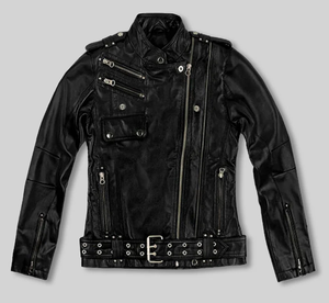 Nouvelle Arrivée Veste en Cuir Coupe-Vent Homme Femme Styles Personnalisés Charlotte Brûlée Plusieurs Couleurs Veste en Cuir 2026 - Product Image 2