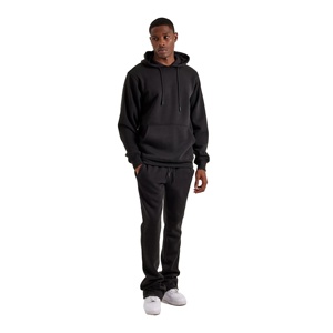 Custom Men's Plus Size Winter Hooded Tracksuit Baggy Sweatpants & Hoodies Set <b>Jogging</b> <b>Suit</b> 100% Cotton 2 in 1 Design - Product Image 1