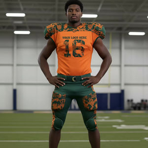 Meilleurs ensembles d'uniformes de football américain personnalisés 2026 – Sublimation intégrale, respirants, 100 % polyester, grandes tailles, impression personnalisée - Product Image 1