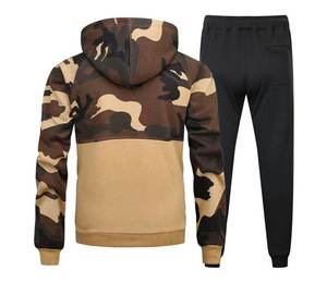Tracksuits For Men Sports Wear Gym Fitness Tech Fleece Training Men 100% Cotton Material Made Streetwear - Product Image 3