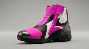 Botas Cortas de Motocicleta para Hombre, Calzado de Motociclismo, Botas Cortas de Cuero Impermeables, Protección Reforzada Antideslizante - Product Image 1