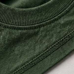 Men's Dark Green Digital Printed <b>Short</b> <b>Sleeve</b> for Shirt Turn-down Collar Casual Summer Wear Breathable Cotton Twill Fabric - Product Image 4
