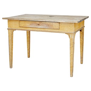 Handcrafted <b>Pine</b> Wood Side <b>Table</b> with Drawer - Wholesale Moradabad Furniture - Product Image 1