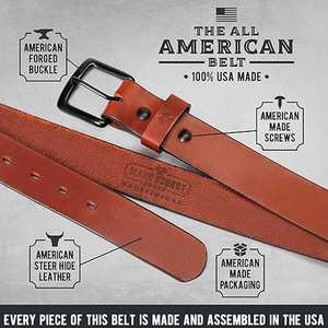 Ceinture en cuir authentique avec texture unique, logo personnalisé imprimé, ceinture en cuir pour un style minimaliste - Product Image 6