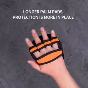 Professional Manufacturer Heavy Duty Leather Hand Grips Gymnastics Palm Protector Hand Grip Weightlifting Workout Grip Pad - Product Image 2