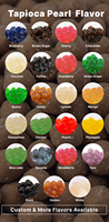 Perles de tapioca de noix de coco, perles Boba pour boissons de café, garniture polyvalente Q-Bounce, compagnon idéal pour les thés aux fruits, fabriqué à Taïwan