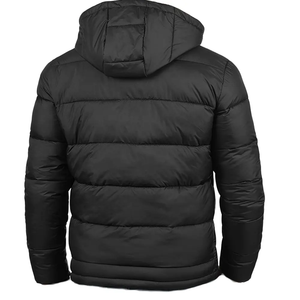 Veste d'hiver matelassée imperméable pour homme grande taille avec logo personnalisé, col montant, capuche, manteau de ski chaud - Product Image 4