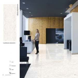 Grey Willan Marble Look Polished Porcelain Tiles 800x1600mm Acid-Resistant Antibacterial Non-Slip Elegant Floor Wall Interior - Product Image 5