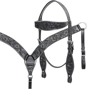 Western Knotted Bridle & Headstall <b>Rolled</b> Leather with Rawhide Cheek Pieces and Brow-Band Horse Products - Product Image 3