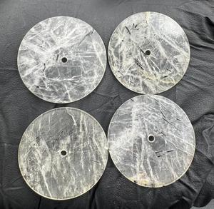 Natural Black rutile White Watch Dial 24.5 mm 0.8 mm Thickness Polished Watch <b>Face</b> Rajasthan - Product Image 4