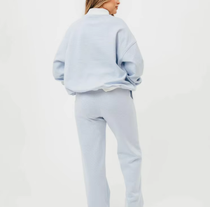 Pull molletonné oversize imprimé pour femme, col montant, respirant, coupe décontractée, manches longues, style streetwear, décontracté, pour l'hiver - Product Image 6