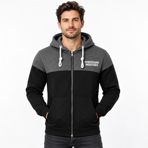 Sudaderas casuales de color sólido para hombre, con la mejor costura, doble cremallera, corte regular, nuevas sudaderas para hombre - Product Image 6