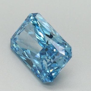 Diamant bleu fantaisie de laboratoire, taille radiant, de 1,00 à 5,00 carats, certifié, clarté VVS VS, diamant bleu synthétique pour bague - Product Image 3