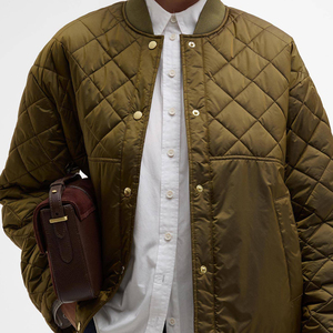 Blouson bomber matelassé imprimé à fermeture éclair de haute qualité pour femme, collection hiver, personnalisable, respirant, imperméable, écologique - Product Image 6