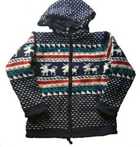 Chaqueta de Invierno con Capucha 100% Lana para Hombre, con Forro Polar, Resistente al Viento, Estilo Hip Hop, Diseño a Rayas - Product Image 6