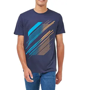 Stylish men printed t shirts Custom 100% soft cotton high quality designer graphic tees summer clothing manufacturer from India