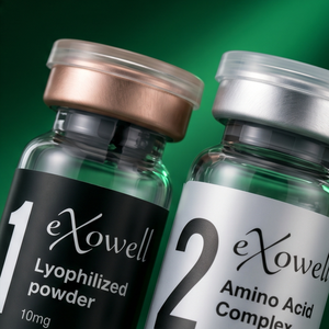 EXOWELL Plant Vesicle Skin Booster, Complejo Reparador de ADN, 250 Proteínas Activas, Colágeno Antienvejecimiento, Corea - Product Image 1