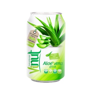 Boisson à l'aloe vera 330ml goût original certifié halal label privé OEM - Product Image 1