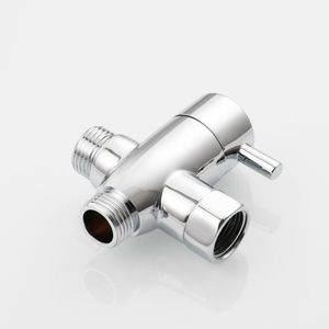 Valvola deviatrice doccia in ottone G1/2FT con doppio interruttore per soffione fisso, rubinetto vasca, accessori cromati per rubinetti da bagno - Product Image 6