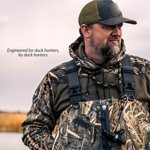 เสื้อฮู้ดผู้ชาย MST Endurance Soft Shell ลายพรางสำหรับล่าสัตว์ แบบซิป ¼ ตัว มีกระเป๋าหน้าอกและกระเป๋าซิปข้าง 2 ช่อง - Product Image 6