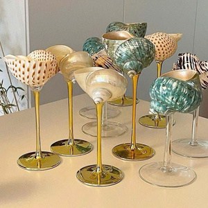 Handmade Natural Shell Wine Goblet for Coastal Interior Beach Resort Decoration Fine Dining and Vietnam Manufacturer - Product Image 1