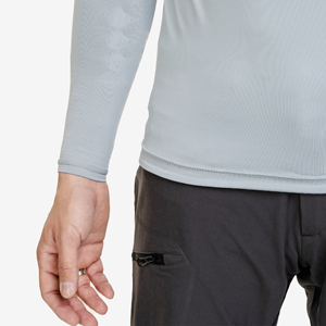 High Quality <b>Men's</b> Long-Sleeved Rash Guard <b>T</b>-<b>Shirt</b> Breathable Spandex Plain Fabric Adults' Sportswear <b>Swimming</b> Wear UPF50+ Quick - Product Image 4