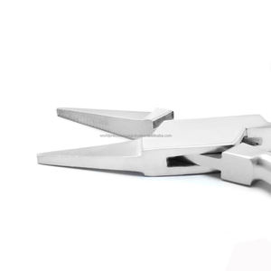 WPS-DP-23 Alicates de punta plana manuales para ortodoncia, herramienta de precisión de acero inoxidable para laboratorio dental, para ligaduras, alambres y lazos. - Product Image 5
