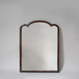 Miroir mural élégant en métal doré, cadre arqué de forme rectangulaire pour la maison, salle de bain, miroir décoratif - Product Image 5