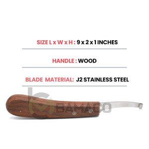 Oferta Especial: Cuchillo para Pezuñas Estrechas para Zurdos, Nuevo Diseño, Servicio OEM, Cuchillo Veterinario para Pezuñas Estrechas para Zurdos - Product Image 3