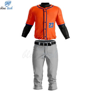 Premium Quality Baseball Jersey and Pants Custom Team Uniform Set with Embroidery and Printing Option Plus Size 100% Polyester - Product Image 5