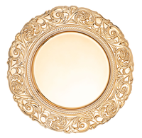Nouvelle Assiette de Présentation en Métal, Assiette de Présentation Ronde en Aluminium, Plateau de Service Décoratif Design, Nouvelle Arrivée, Vente Chaude