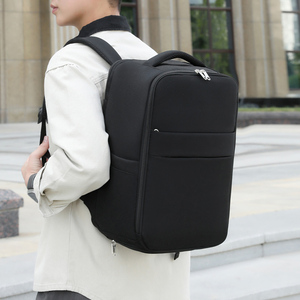 Minimalist Unisex Nylon <b>Backpack</b> Softback Zipper Closure Waterproof 20-37L Daily Use - Product Image 2