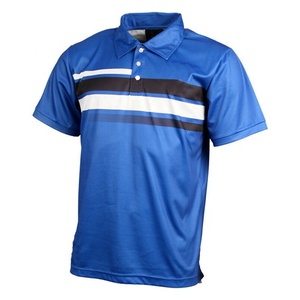 Luxury 200gsm All Cotton Casual Cut All-Gender Dual-Color Paneled Neckline Banded Golf Polo Top Men Women Stitched Emblem - Product Image 6