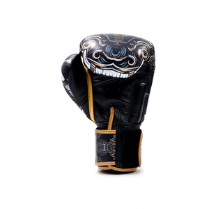 Gants de boxe Twins haut de gamme à succès, en cuir entièrement imprimé, à lacets, pour Muay Thai et arts martiaux, taille adulte, dernière collection, protection optimale - Product Image 3