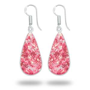 Trendy <b>Fine</b> Dangle Jewelry Party Gift High Quality Natural Silver Thulite Gemstone Cute Minimalist Charm <b>Earrings</b> Setting - Product Image 6