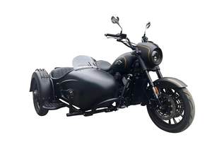 <span class=keywords><strong>Moto</strong></span> avec side-car, moteur bicylindre en V de 800 cm3 refroidi par <span class=keywords><strong>eau</strong></span>, <span class=keywords><strong>moto</strong></span> noire mate avec side-car - Product Image 2