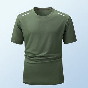 Camiseta Deportiva de Manga Corta de Secado Rápido con Logotipo Personalizado Bordado, Precio de Fábrica de Bangladesh y China - Product Image 4