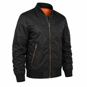 Chaqueta Bomber de Moda con Acabado Personalizado para Hombre, Ropa Urbana, Resistente al Viento, Ligera, Tejido con Memoria, Fabricante OEM ODM - Product Image 4