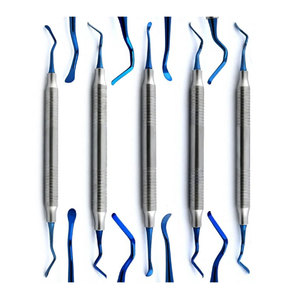 Ensemble d'élevateurs périosteaux manuels chirurgicaux dentaires de qualité supérieure pour sinus lift, en acier inoxydable allemand avec revêtement en plasma argenté et poignée ergonomique - Product Image 5