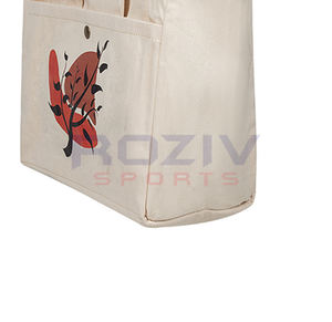 Sac fourre-tout en toile personnalisé avec logo imprimé, réutilisable, à ouverture facile, pour le shopping – Offre Spéciale - Product Image 6