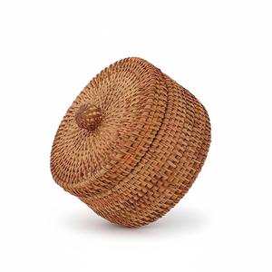 Grand panier de rangement en rotin naturel fait main, écologique, organisateur de maison, vente en gros directe d'usine, OEM - Product Image 1