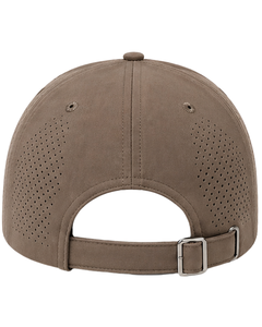 Casquette de baseball sportive respirante marron kaki avec sangle réglable, légère, séchage rapide, pour course en extérieur, gym, usage décontracté, qualité supérieure - Product Image 2