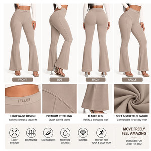 Leggings de Yoga de Cintura Alta para Mujer, de Algodón, Deportivos, con Estampado, Logotipo Personalizado, Suaves, Tallas Grandes, al Mejor Precio - Product Image 5