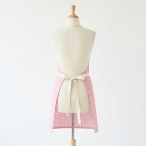 Tablier de barbier rose en polyester résistant à l'eau avec logo imprimé de haute qualité, conception personnalisée du logo et emballage OEM - Product Image 2