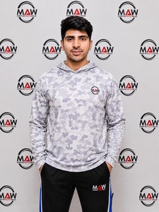 เสื้อตกปลา MAW Performance UV Sun Protection UPF 50+ แห้งเร็ว ทรงเข้ารูป ยูนิเซ็กซ์ ผ้าสี่ทางยืดหยุ่น 100% โพลีเอสเตอร์ - Product Image 3