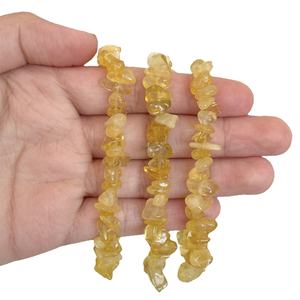 Bracelet à puce de Calcite Orange naturelle bracelet à puce de pierre de cristal bracelet à puce de pierre précieuse pour femmes cristal naturel coloré - Product Image 6