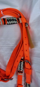 Licol d'entraînement souple en cuir/nylon réglable, couleur personnalisée, modèle 2026 - Product Image 5