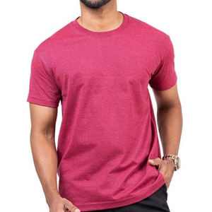 Camiseta de Hombre de Algodón Peinado 100% de Alta Calidad, Tejido de Punto Grueso, Venta al por Mayor, Estilo Urbano, con Logotipo Personalizado Impreso, Manga Corta - Product Image 4